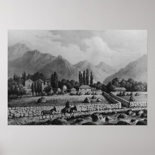 Póster Guanta , from 'Historia de Chile', 1854 (Frente)