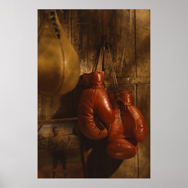 Póster Guantes de boxeo (Frente)
