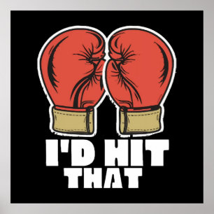 Póster Guantes de boxeo