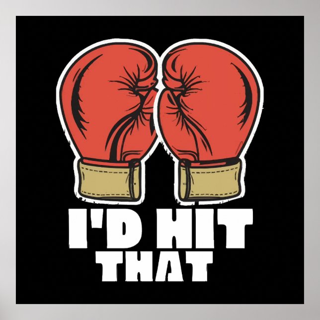 Póster Guantes de boxeo (Frente)