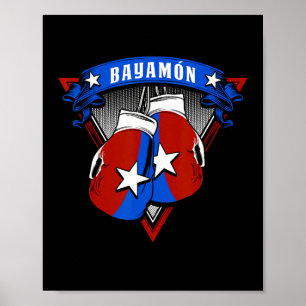 Póster Guantes de boxeo de Bayamon Puerto Rico