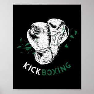 Póster Guantes de boxeo de Kickboxing