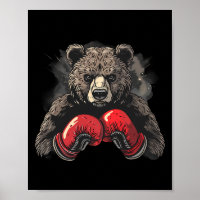 Guantes de boxeo para amantes del boxeo y osos kic