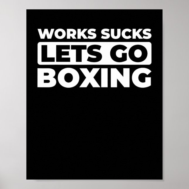 Póster Guantes de boxeo retro - Caja de cosecha de chispa (Frente)