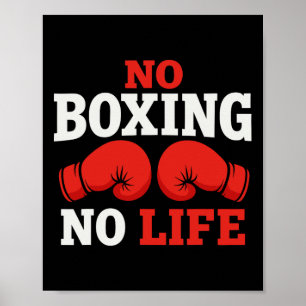 Póster Guantes de boxeo sin boxeo sin vida Guantes de box