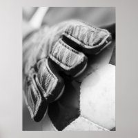 Guantes de portero de fútbol retrato primer plano