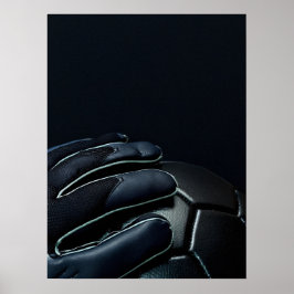 Póster Guantes de Portero Oscuro Dramático Primer Plano
