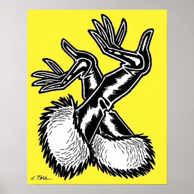Póster Guantes de PVC Vana DeVinyl™/Fun-Fur (Frente)
