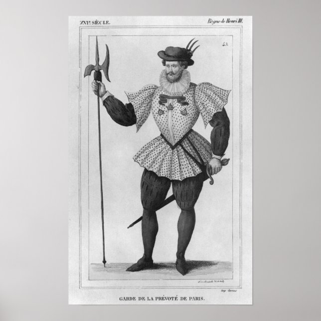 Póster Guard of the provostship of Paris (Frente)