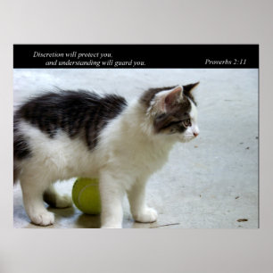 Póster Guard You (Cat) Fine Art Print