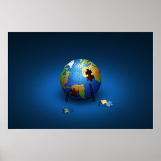 Póster Guardar el planeta