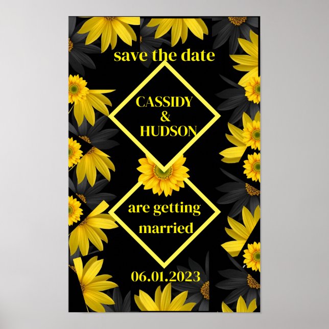 Póster guardar la fecha (Frente)