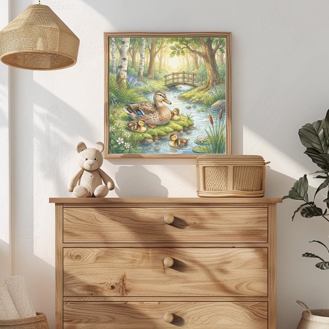 Póster Guardería de Mamá Pato y Patitos (Subido por el creador)