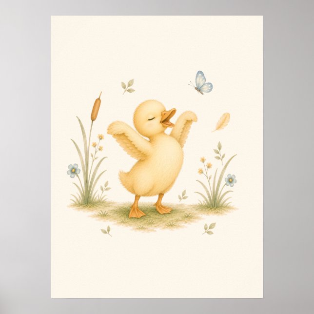 Póster Guardería del patito bailarín  (Frente)