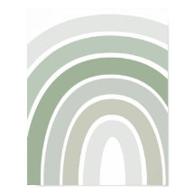 Guardería neutral del arcoiris de Boho