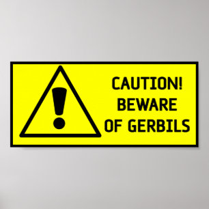 Póster Guárdese de los Gerbils
