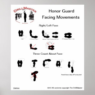 Póster Guardia de honor DMVA1 que hace frente al poster