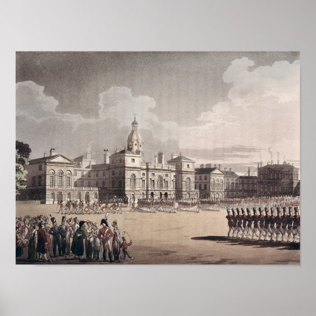 Póster Guardia de montaje en el parque de St. James (Frente)