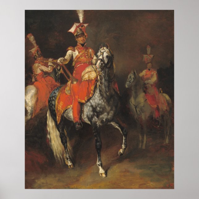 Póster Guardia de Napoleón - Bella Artes Théodore Gericau (Frente)