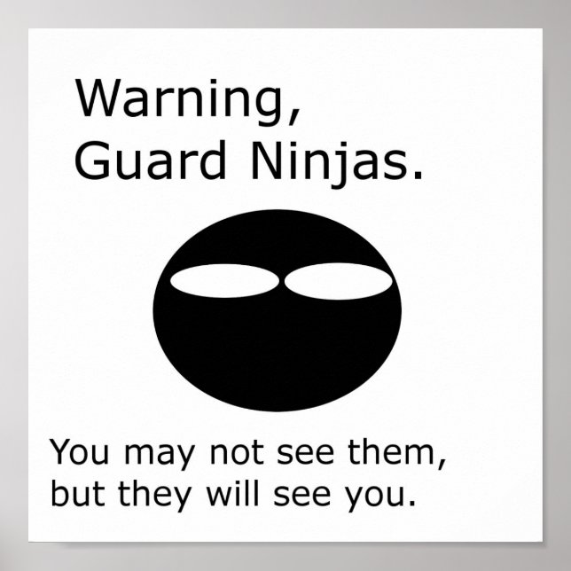 Póster Guardia Ninjas (Frente)