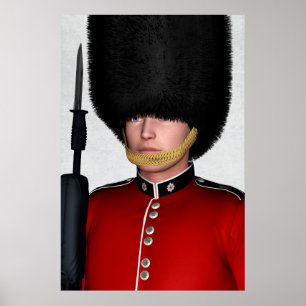 Póster Guardia Real Británico, Londres, Reino Unido