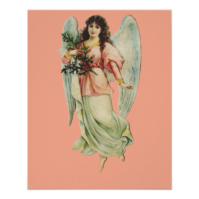 Póster Guardian Angel Divine Watchfulness & Grace Art (Anverso)