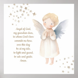 Póster Guardian angel printable poster