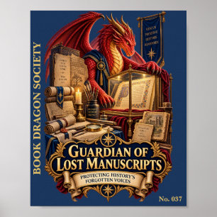 Póster Guardián de Manuscritos Perdidos   Sociedad del Dr