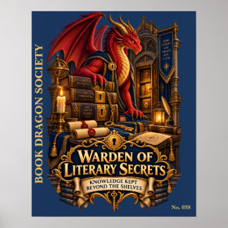 Póster Guardián de Secretos Literarios | Sociedad del Dra