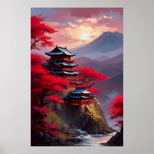 Póster Guardián del Valle, complejo de templos (Frente)