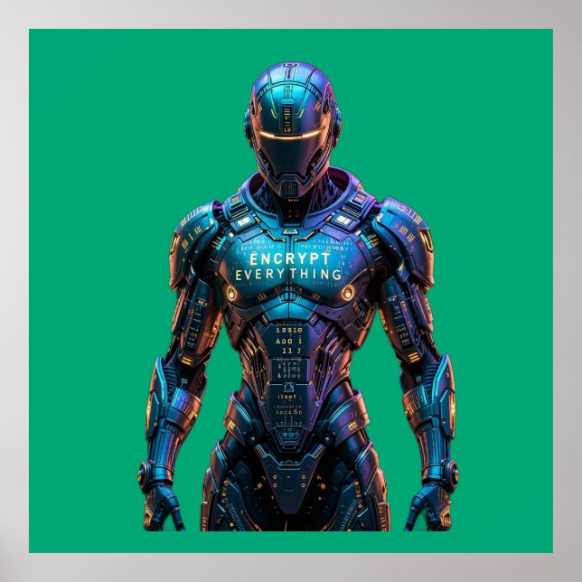 Póster Guardian Encrypt Everything (Frente)