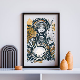 Póster Guardiana del Tambor Sagrado