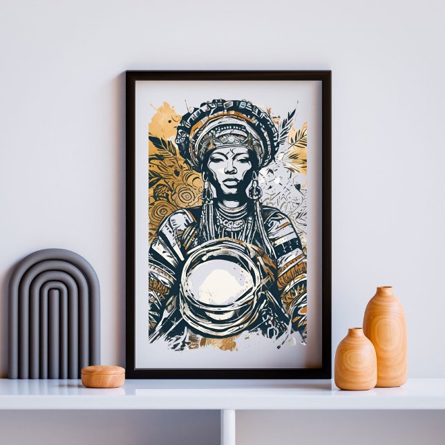 Póster Guardiana del Tambor Sagrado (Subido por el creador)