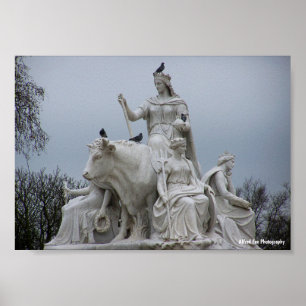 Póster Guardianes de Europa bajo los cielos de Londres