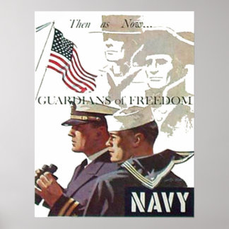 Póster Guardianes de la marina de Poster de la libertad