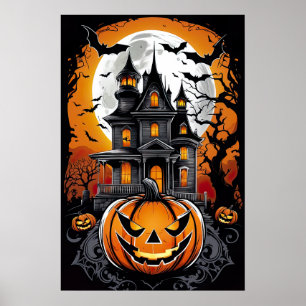 Póster Guardianes de la noche, adorables calabazas
