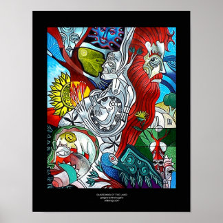 Póster Guardianes de la tierra, por Gregory Gallo