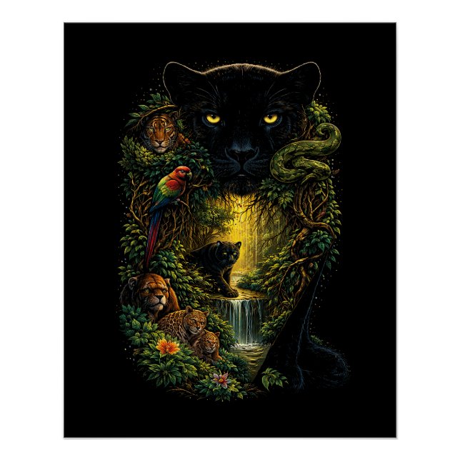 Póster Guardianes de lo Salvaje (Anverso)