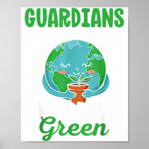 Póster Guardianes del mañana verde salvan el planeta Tier