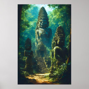Póster Guardianes Silenciosos de Siam
