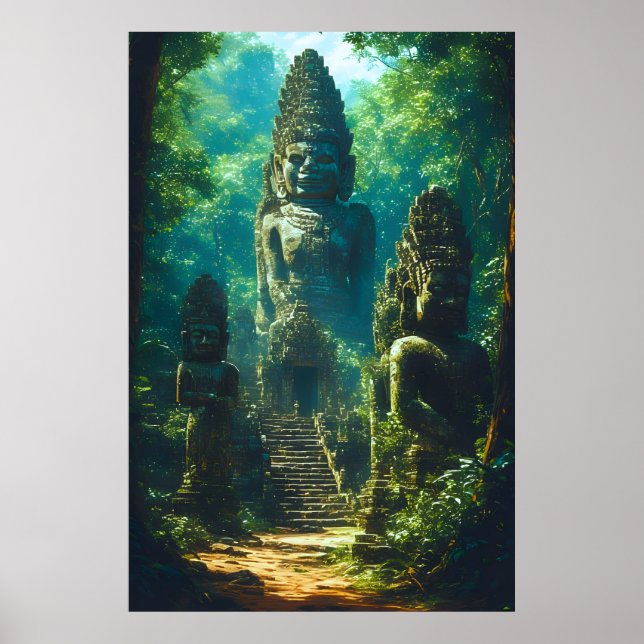 Póster Guardianes Silenciosos de Siam (Frente)