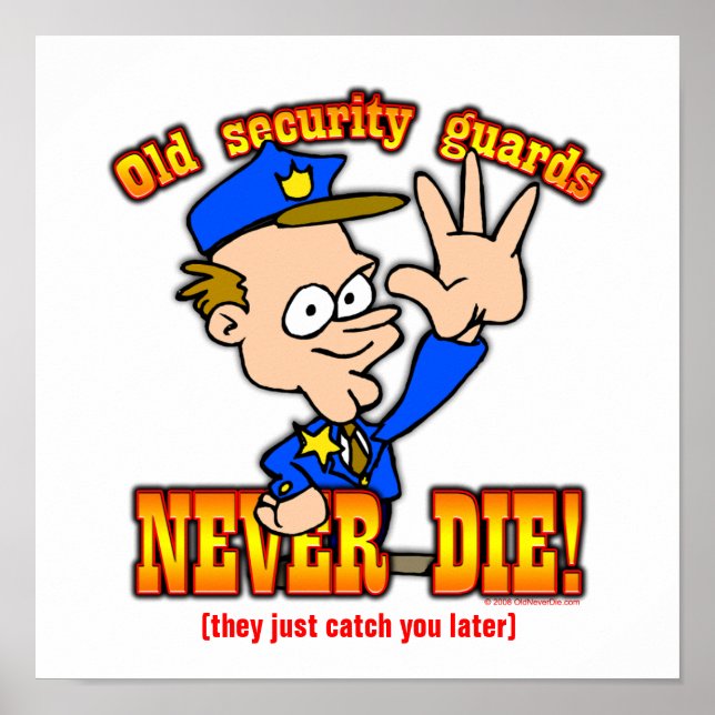 Póster Guardias de Seguridad (Frente)