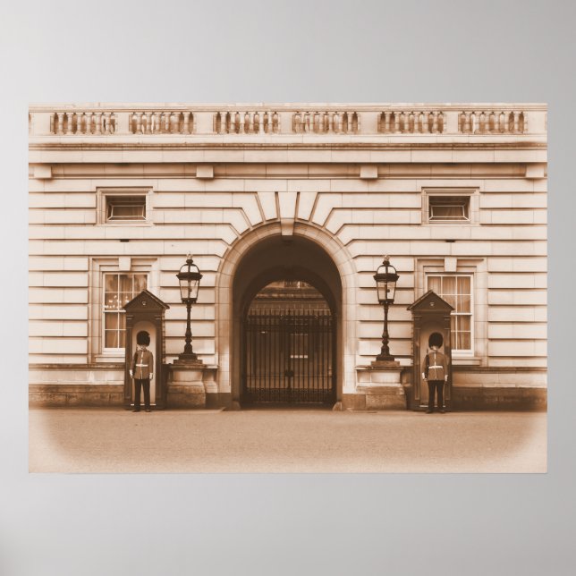 Póster Guardias del Palacio de Buckingham - Poster de Lon (Frente)