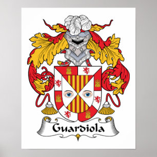 Póster Guardiola Family Crest