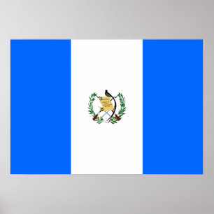 Póster Guatemala Flag