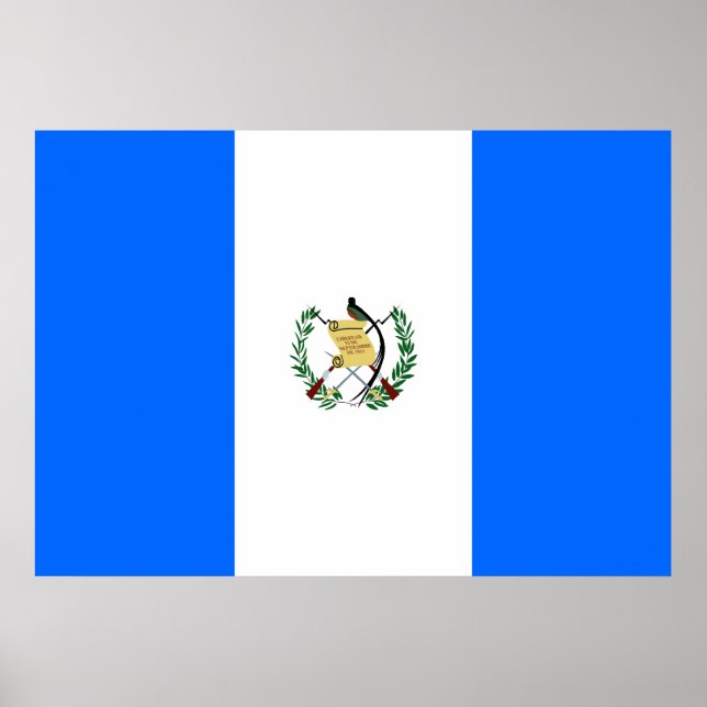 Póster Guatemala Flag (Frente)