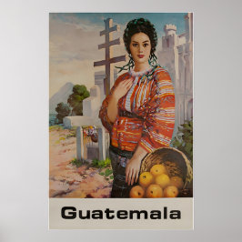Póster Guatemala Print South America Poster Art