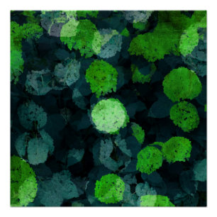 Póster Guay, arte único de estampado floral / floral