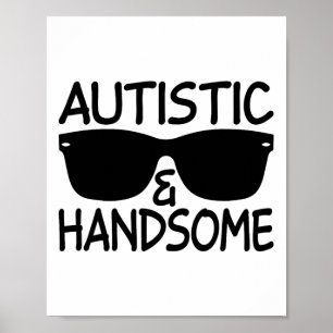 Póster Guay Autista Autista Y Agradable Conciencia Del Au