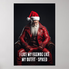 Póster Guay Badass Santa - Spig Eggnog Spike Set